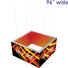 Blaze™ 3D Square Hanging Light Box · 8' × 4'
