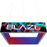 Blaze™ 3D Square Hanging Light Box · 12' × 3'