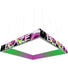 Blaze™ 3D Square Hanging Light Box · 16' × 2'