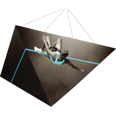 Formulate® Master Hanging Banner Sign · 10′ × 5′ Four-Sided Pyramid