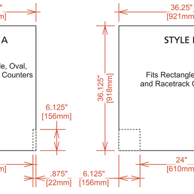 Orbital Express™ Oval Counter