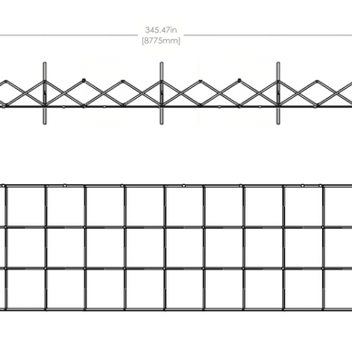 Embrace™ Tension Fabric Display · 30′ wide × 7½′ tall