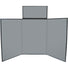Fast Trak™ Folding Panel Tabletop Display · 6′ wide