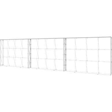 Embrace™ Tension Fabric Display · 30′ wide × 7½′ tall