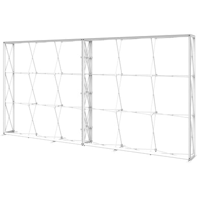 Embrace™ Tension Fabric Display · 15′ wide × 7½′ tall