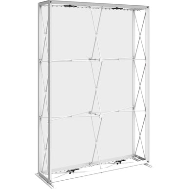 Embrace™ Tension Fabric Display · 5′ wide × 7½′ tall (BACKLIT)