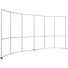 Formulate® Master Tradeshow Backdrop, Curved · 20′ wide, 10′ tall