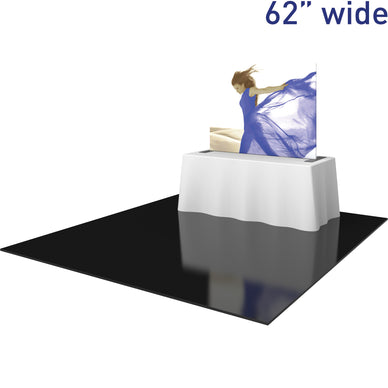 Formulate® Master Tension Fabric Tabletop Display · 5′ wide, Flat Panel
