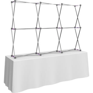 Hopup™ Tabletop Display, Straight · 7½′w × 5′h