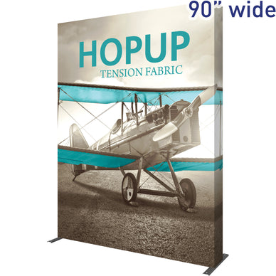 Hopup™ Pop-Up Display, Straight · 7½′w × 10′h