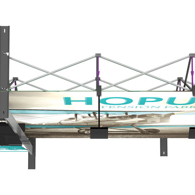 Hopup™ Pop-Up Display, Straight · 10′w × 7½′h + Kit·03
