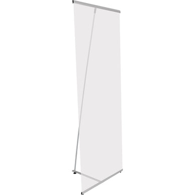 Lightning™ Tension Banner Stand · 31″w × 77″h