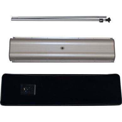 Orient™ 800 Double-Sided Retractable Banner Stand · 31½″ wide