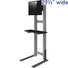 Freestanding Monitor Kiosk w/ Shelf