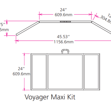 Voyager™ Maxi Folding Tabletop Display