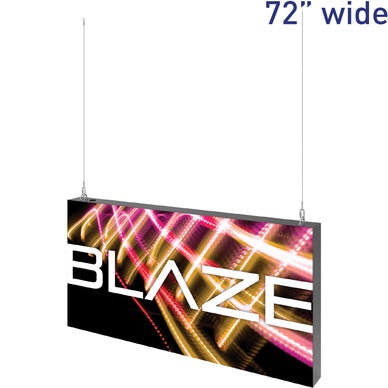 Blaze™ Hanging Light Box · 6' × 3'