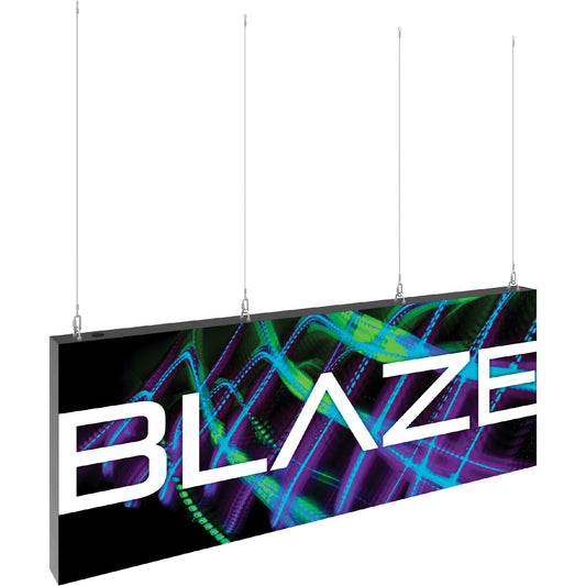 Blaze™ Hanging Light Box · 8' × 3'