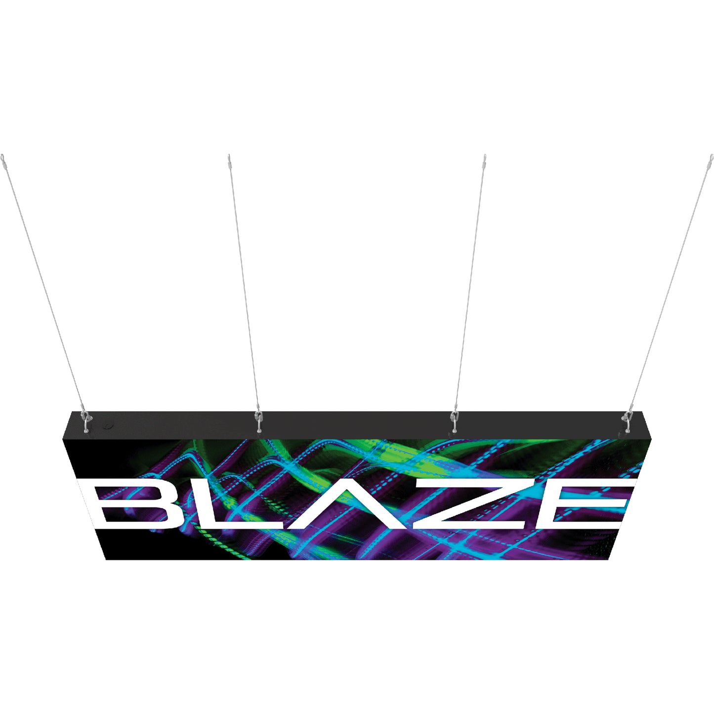 Blaze™ Hanging Light Box · 8' × 3'