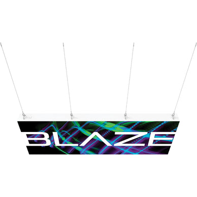 Blaze™ Hanging Light Box · 8' × 3'