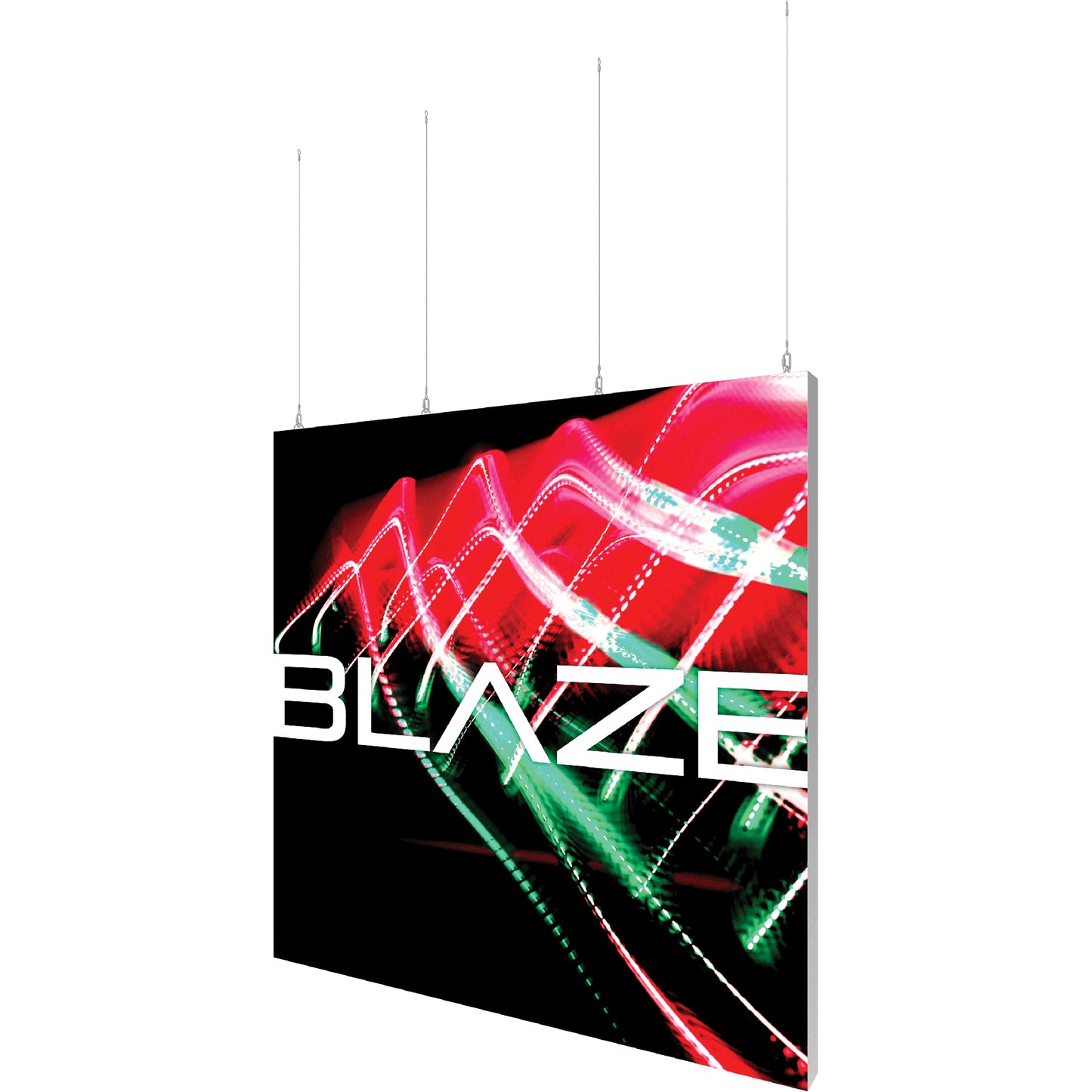 Blaze™ Hanging Light Box · 8' × 8'