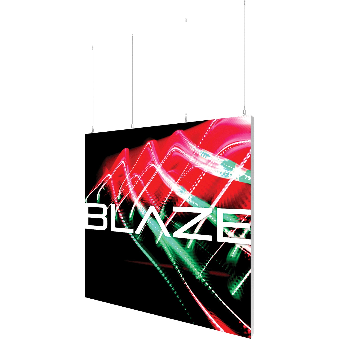 Blaze™ Hanging Light Box · 8' × 8'