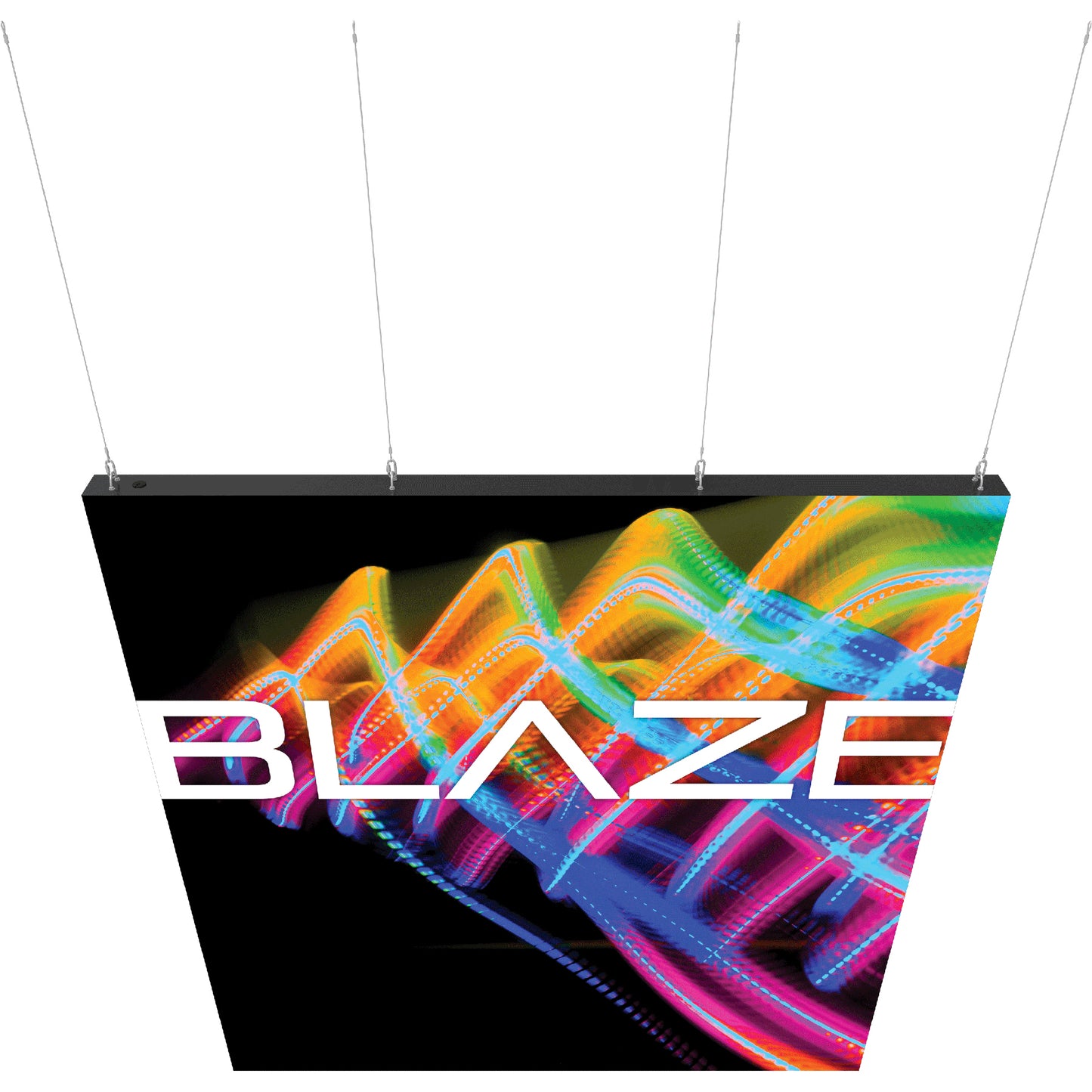 Blaze™ Hanging Light Box · 10' × 10'