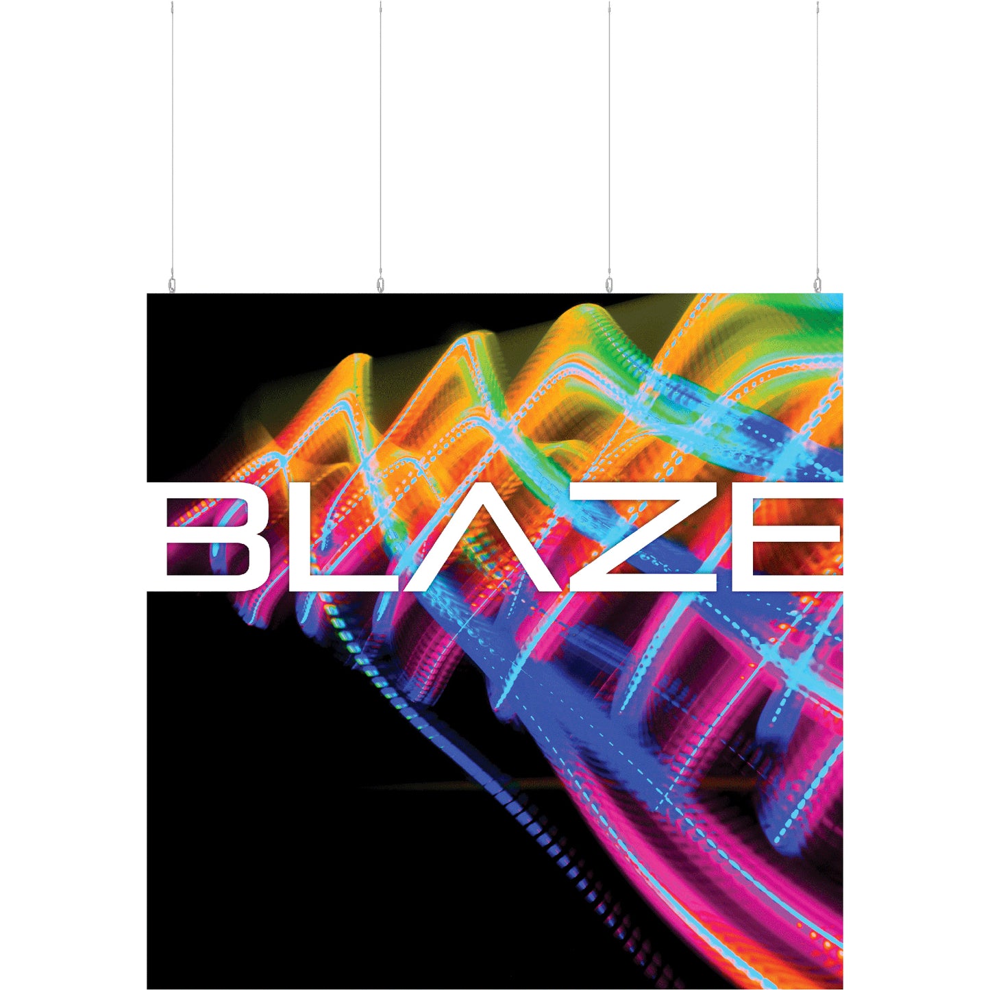 Blaze™ Hanging Light Box · 10' × 10'