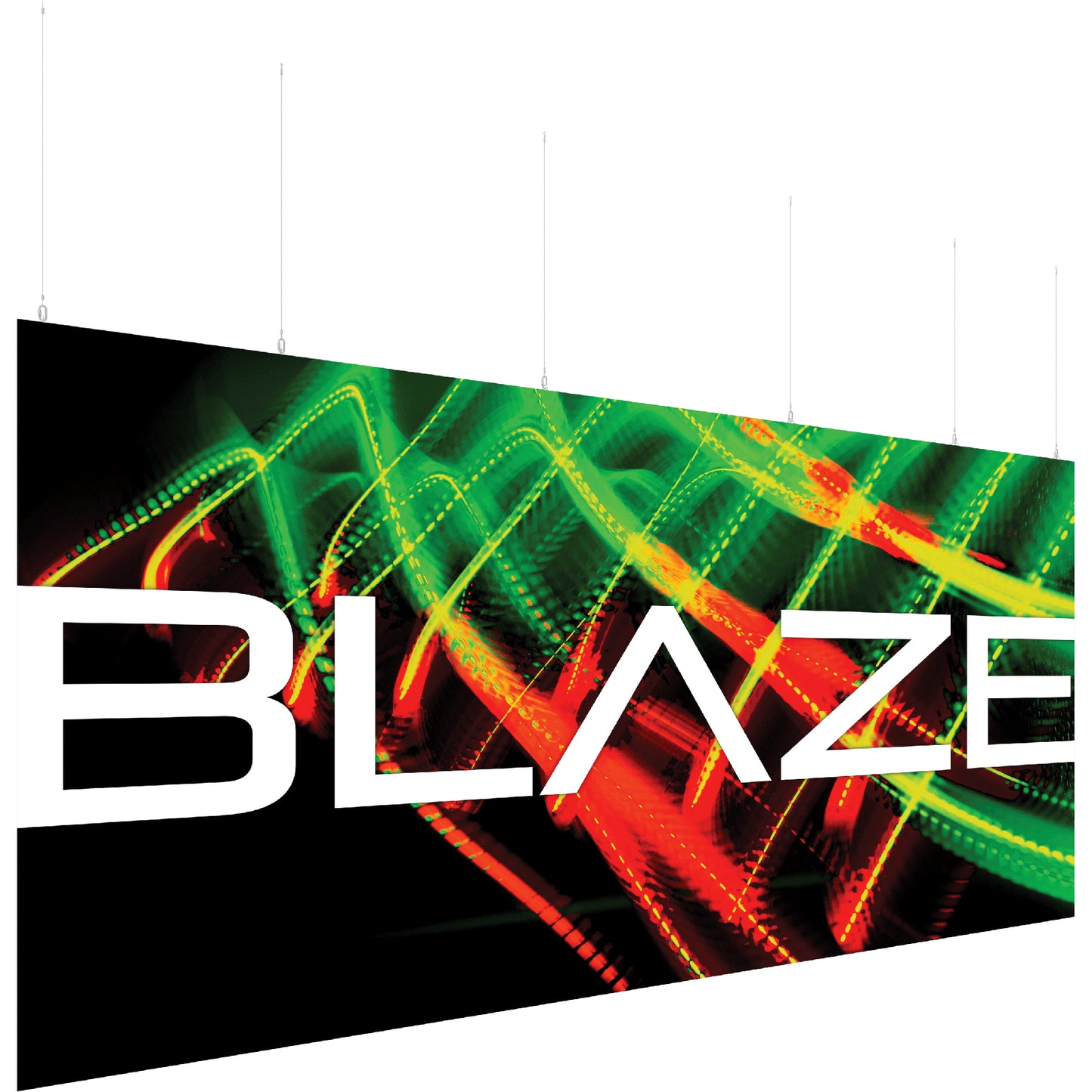 Blaze™ Hanging Light Box · 20' × 10'
