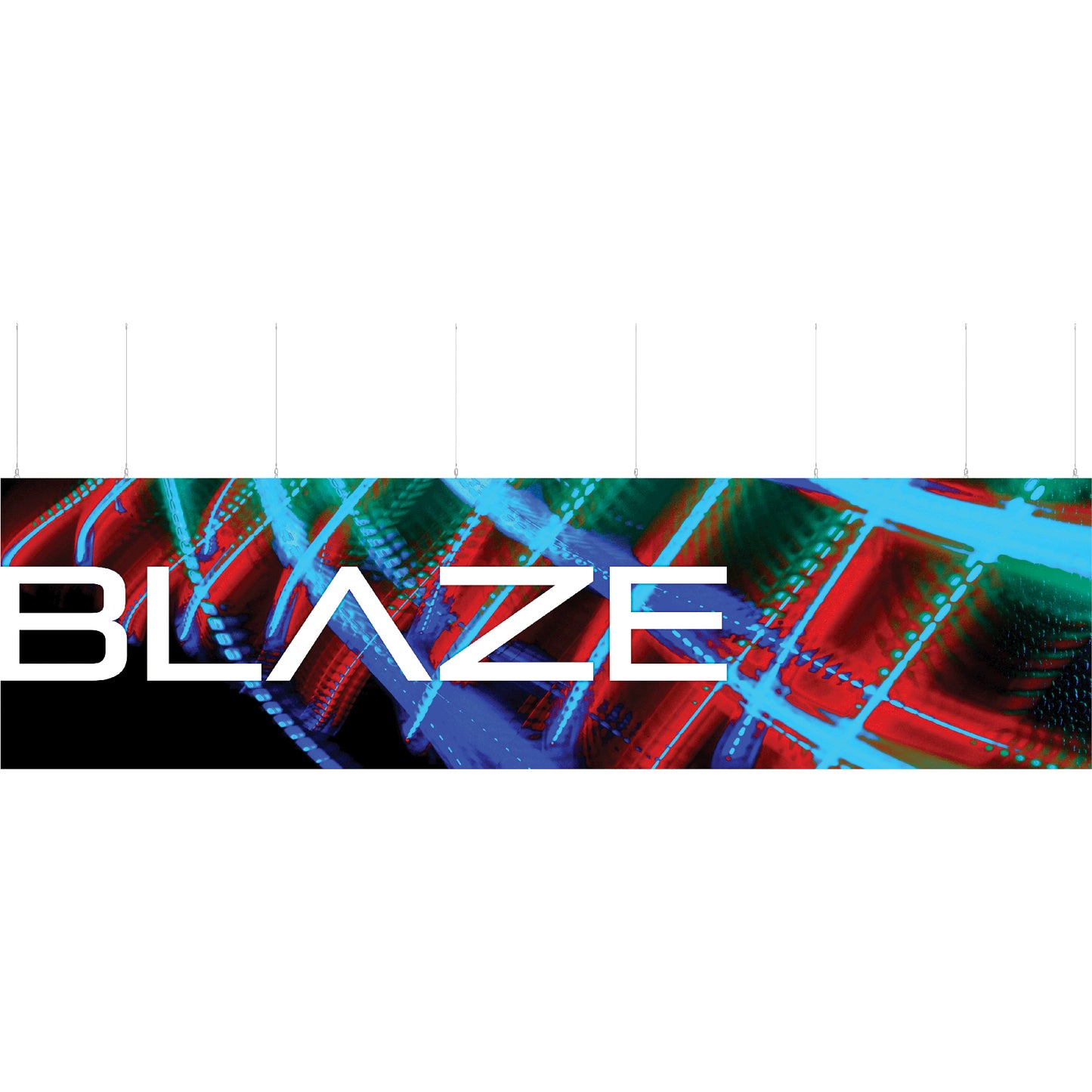Blaze™ Hanging Light Box · 30' × 8'