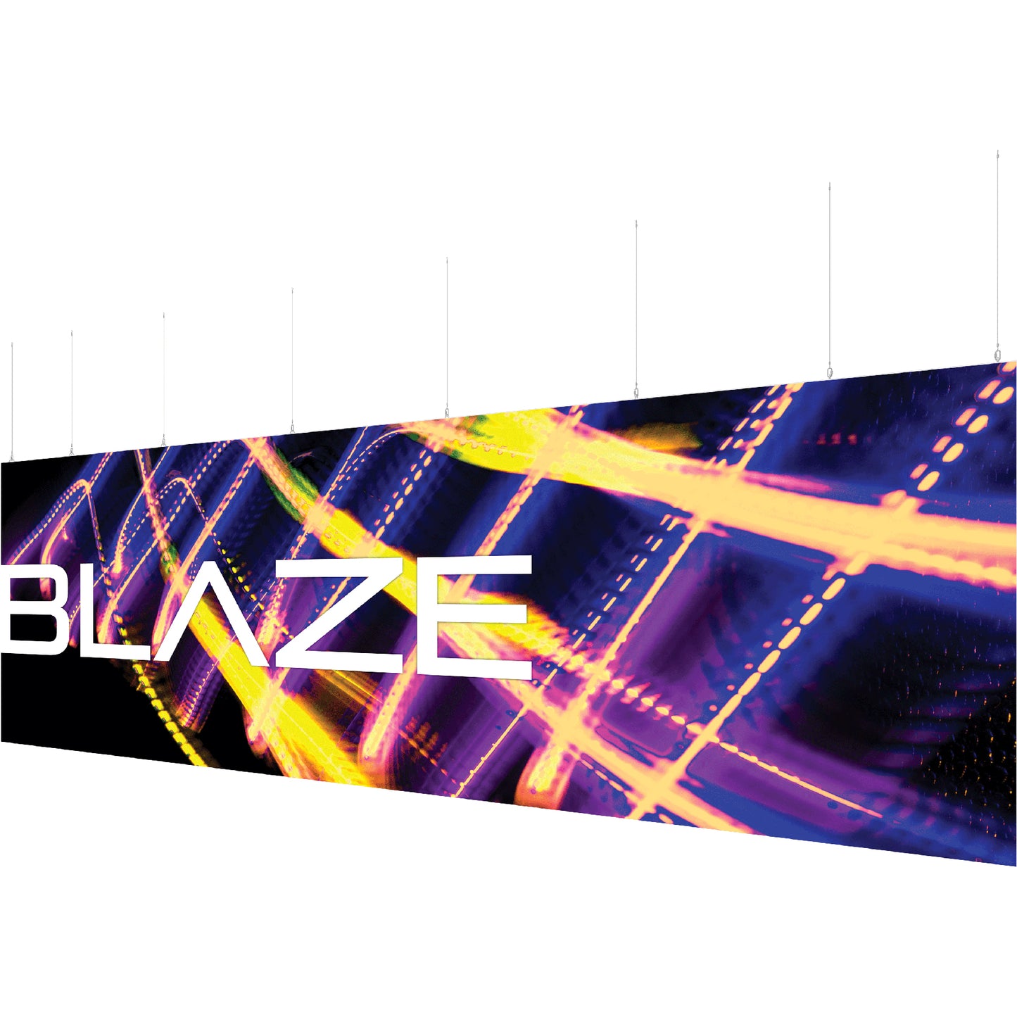 Blaze™ Hanging Light Box · 30' × 10'
