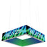 Blaze™ 3D Square Hanging Light Box · 8' × 2'