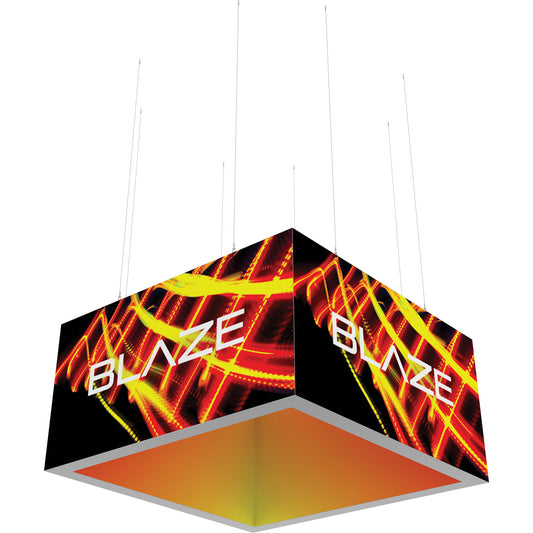 Blaze™ 3D Square Hanging Light Box · 8' × 4'
