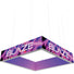 Blaze™ 3D Square Hanging Light Box · 10' × 2'