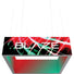 Blaze™ 3D Square Hanging Light Box · 10' × 3'