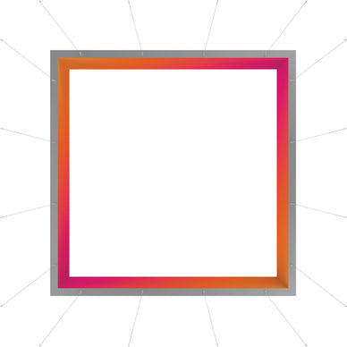 Blaze™ 3D Square Hanging Light Box · 16' × 3'