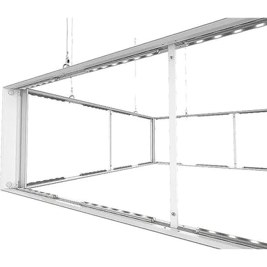 Blaze™ 3D Square Hanging Light Box · 16' × 4'