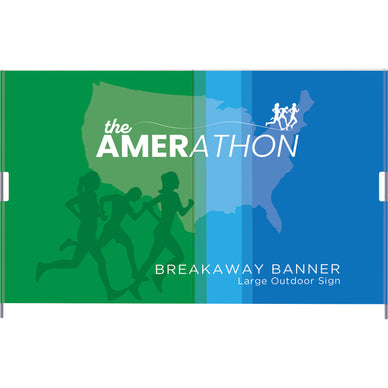 Breakaway™ Banner, Large · 144″w × 96″h