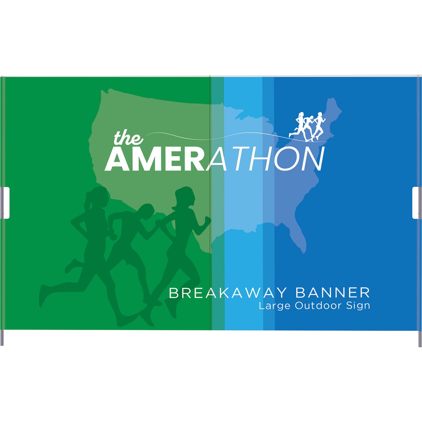 Breakaway™ Banner, Large · 144″w × 96″h