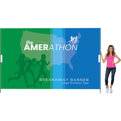 Breakaway™ Banner, Large · 144″w × 96″h