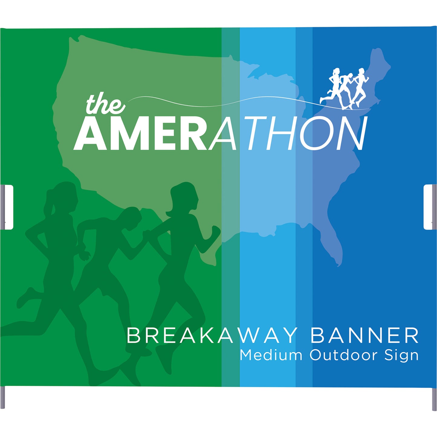 Breakaway™ Banner, Medium · 116½″w × 96″h