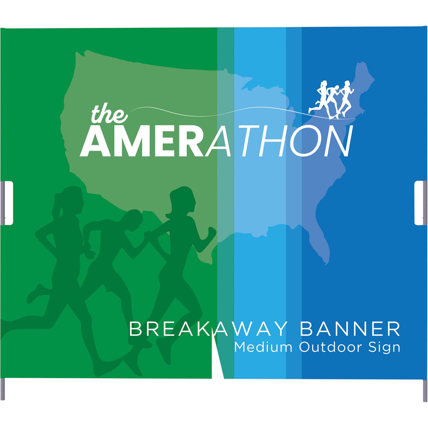 Breakaway™ Banner, Medium · 116½″w × 96″h
