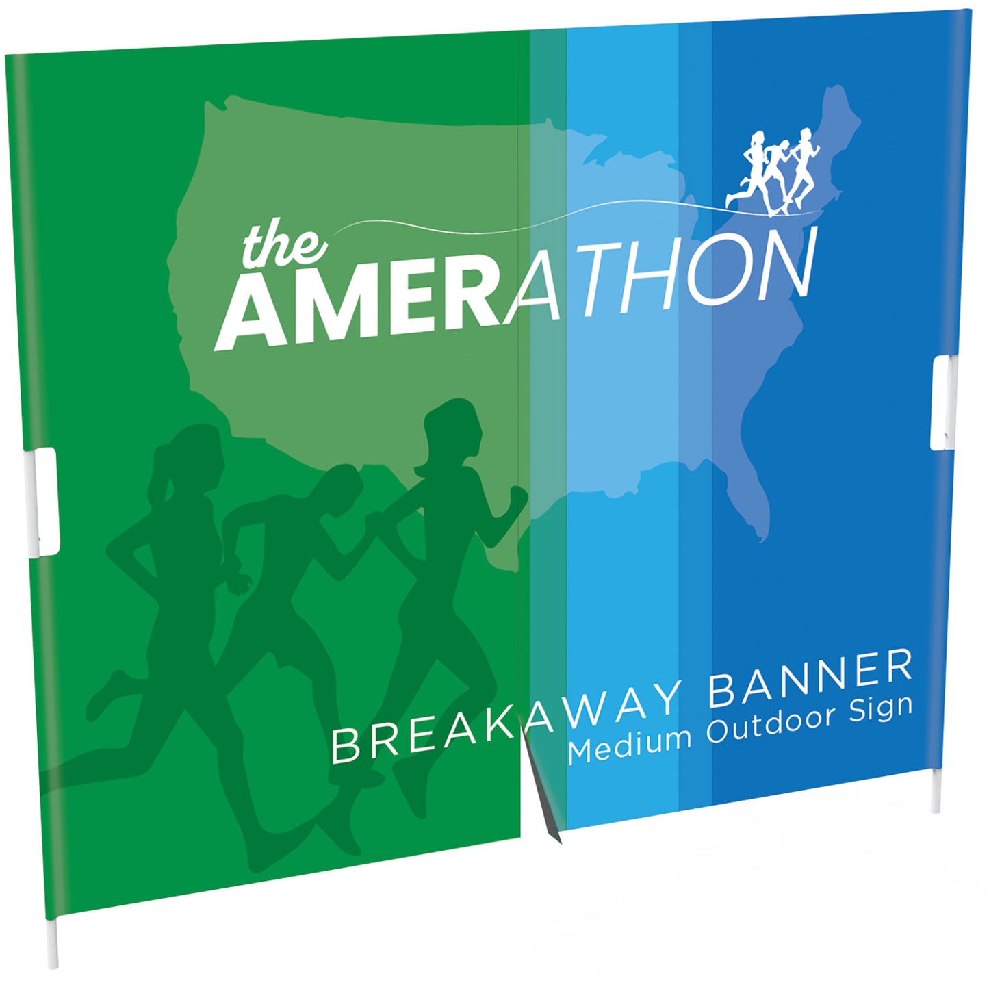 Breakaway™ Banner, Medium · 116½″w × 96″h