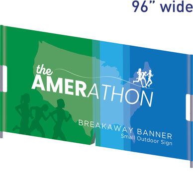 Breakaway™ Banner, Small · 96″w × 48″h