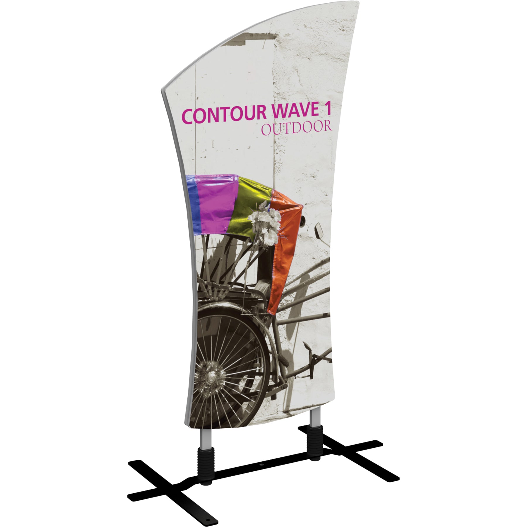 Contour™ WAVE 1 Shaped Indoor/Outdoor Sign – Epic Displays