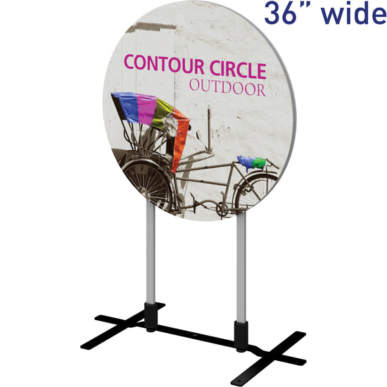 Contour™ CIRCLE-Shaped Indoor/Outdoor Sign – Epic Displays
