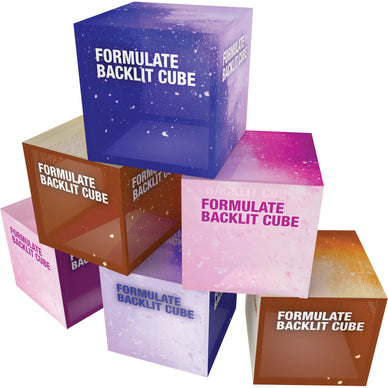 Formulate® Freestanding Cube · Backlit