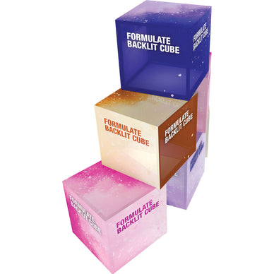 Formulate® Freestanding Cube · Backlit