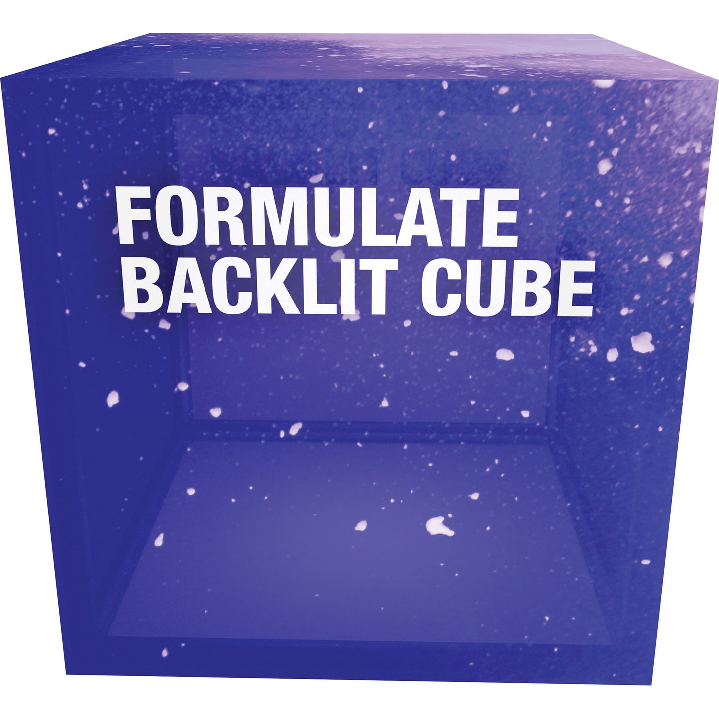 Formulate® Freestanding Cube · Backlit