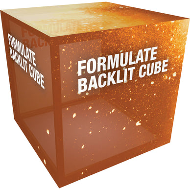 Formulate® Freestanding Cube · Backlit