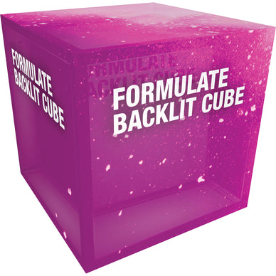 Formulate® Freestanding Cube · Backlit